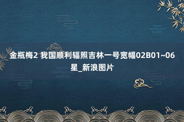 金瓶梅2 我国顺利辐照吉林一号宽幅02B01~06星_新浪图片